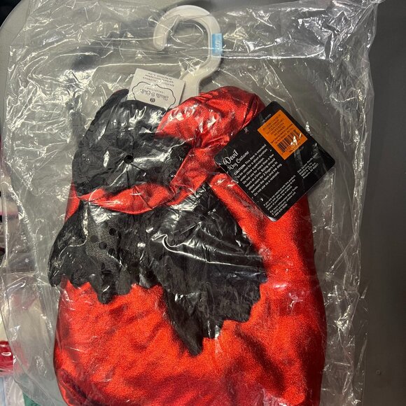 Thrills & Chills Collection Devil Dog Pets Costume Small Red & Black Halloween - Picture 2 of 4